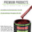 Fire Red Pearl - LOW VOC Urethane Basecoat Auto Paint - Quart Paint Color Only - Professional High Gloss Automotive Coating