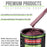 Vintage Burgundy Metallic - LOW VOC Urethane Basecoat with Clearcoat Auto Paint - Complete Medium Gallon Paint Kit - Professional Automotive Coating