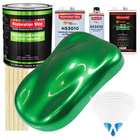 Firemist Green - LOW VOC Urethane Basecoat with Premium Clearcoat Auto Paint (Complete Medium Gallon Paint Kit) Professional Gloss Automotive Coating