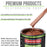 Saddle Brown Firemist - LOW VOC Urethane Basecoat with Premium Clearcoat Auto Paint (Complete Medium Gallon Paint Kit) Professional Automotive Coating