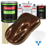 Whole Earth Brown Firemist - LOW VOC Urethane Basecoat with European Clearcoat Auto Paint - Complete Gallon Paint Color Kit - Automotive Coating