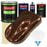 Whole Earth Brown Firemist - LOW VOC Urethane Basecoat with Clearcoat Auto Paint - Complete Medium Gallon Paint Kit - Professional Automotive Coating