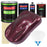 Milano Maroon Firemist - LOW VOC Urethane Basecoat with Clearcoat Auto Paint (Complete Medium Gallon Paint Kit) Professional Gloss Automotive Coating