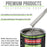 Firemist Pewter Silver - LOW VOC Urethane Basecoat with Premium Clearcoat Auto Paint - Complete Medium Gallon Paint Kit - Pro Automotive Coating