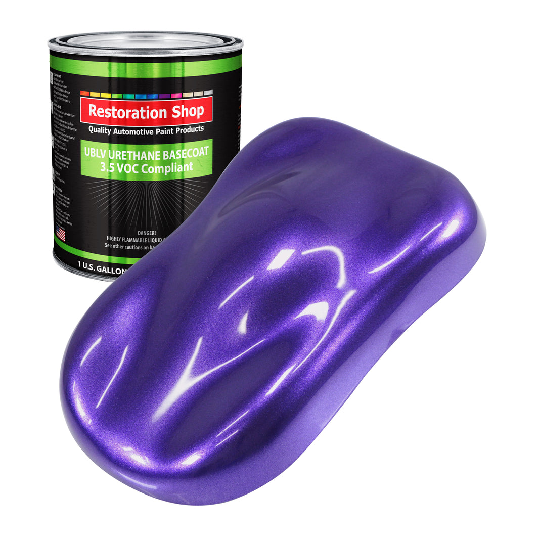 Firemist Purple - LOW VOC Urethane Basecoat Auto Paint - Gallon Paint Color Only - Professional High Gloss Automotive, Car, Truck Refinish Coating