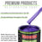 Firemist Purple - LOW VOC Urethane Basecoat with Premium Clearcoat Auto Paint (Complete Medium Quart Paint Kit) Professional Gloss Automotive Coating