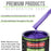 Firemist Purple - LOW VOC Urethane Basecoat with Clearcoat Auto Paint - Complete Slow Gallon Paint Kit - Professional High Gloss Automotive Coating