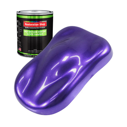 Firemist Purple - LOW VOC Urethane Basecoat Auto Paint - Quart Paint Color Only - Professional High Gloss Automotive Coating