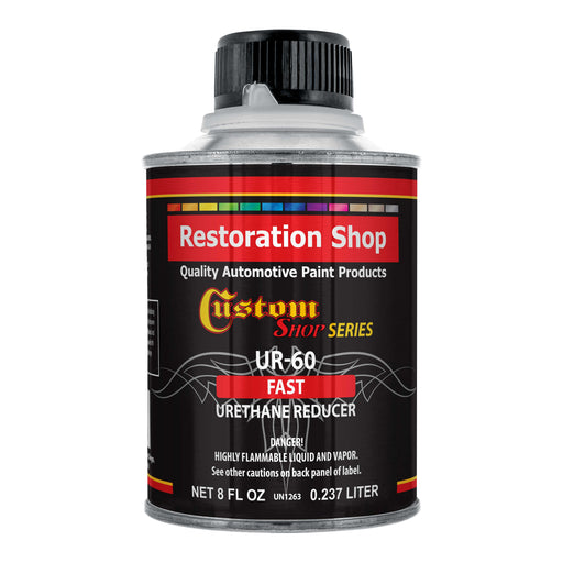 Restoration Shop / Custom Shop - UR60 Fast Urethane Reducer (Half Pint/8 Ounce) for Automotive and Industrial Paint Use