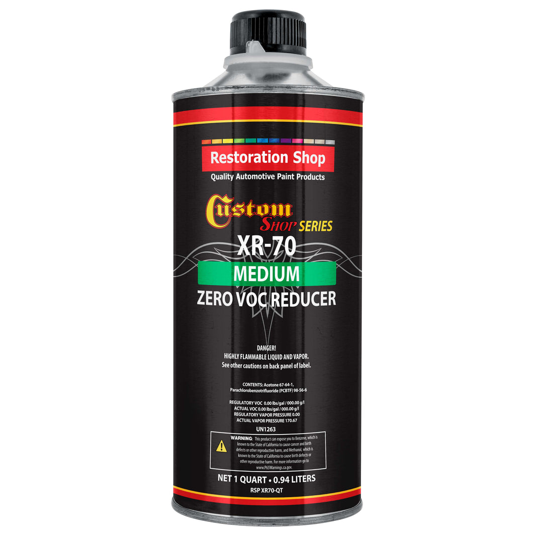 XR70 Medium Zero VOC Urethane Reducer (Quart/32 Ounce) for Automotive and Industrial Paint Use for Low VOC Compliance