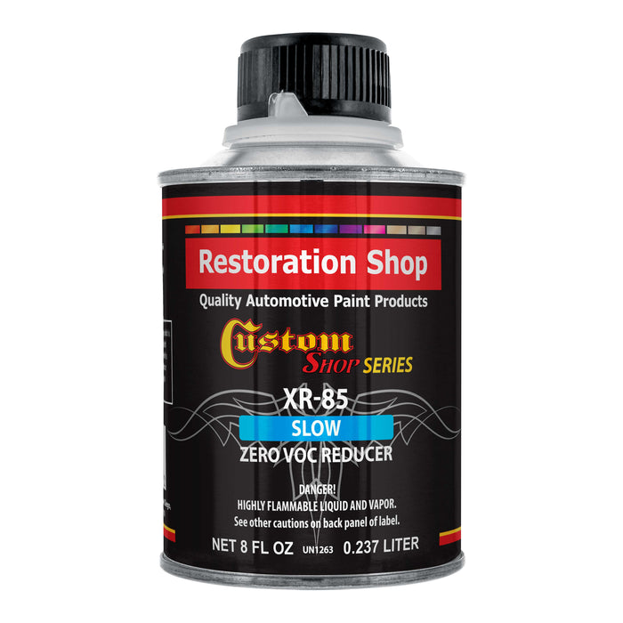 Restoration Shop / Custom Shop - XR85 Slow Zero VOC Urethane Reducer (Half Pint/8 Ounce) for Automotive & Industrial Paint Use for Low VOC Compliance
