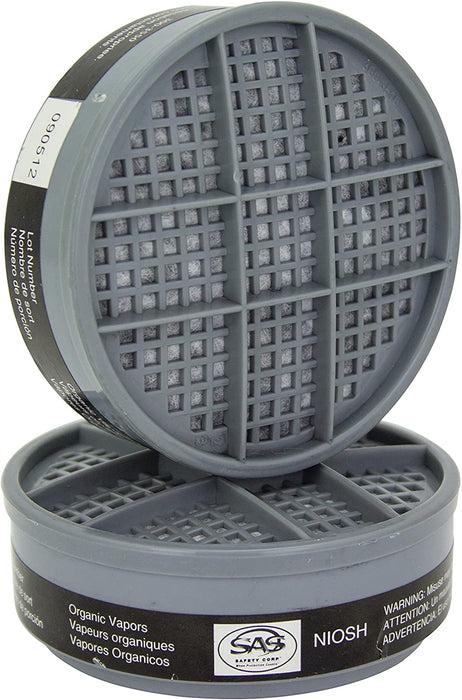 SAS Safety 300-1001 Cartridge - Organic Vapors, Box of 6