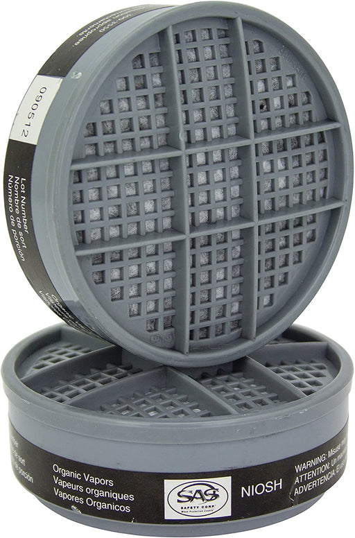 SAS Safety 300-1001 Cartridge - Organic Vapors, Box of 6