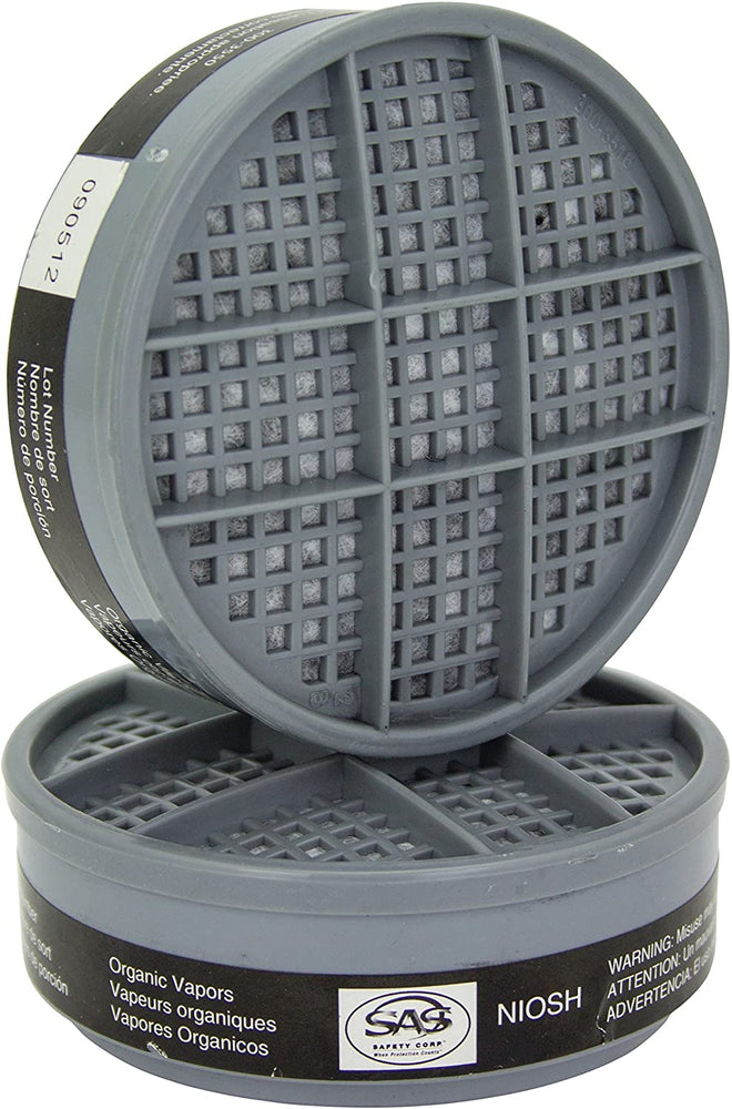 SAS Safety 300-1001 Cartridge - Organic Vapors, Box of 6