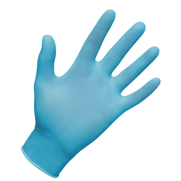 Derma-Lite Powder Free Exam Grade Disposable Nitrile 5 Mil Gloves, Large, Box of 100