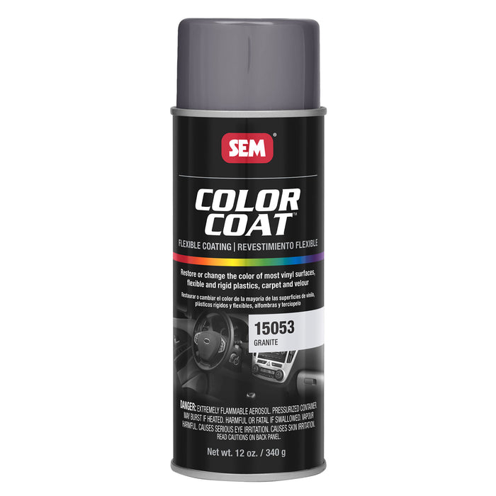 Color Coat - Plastic & Vinyl Flexible Coating, Granite, 12 oz. Aerosol