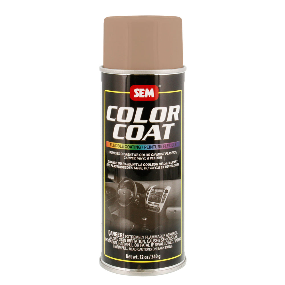 Color Coat - Plastic & Vinyl Flexible Coating, Light Buckskin, 12 oz. Aerosol