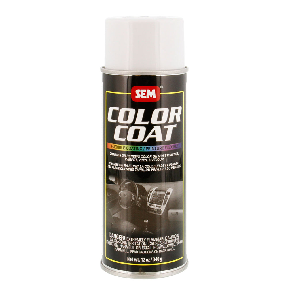 Color Coat - Plastic & Vinyl Flexible Coating, Super White, 12 oz. Aerosol