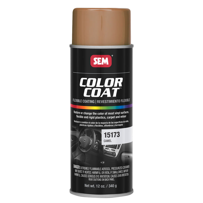 Color Coat - Plastic & Vinyl Flexible Coating, Camel, 12 oz. Aerosol