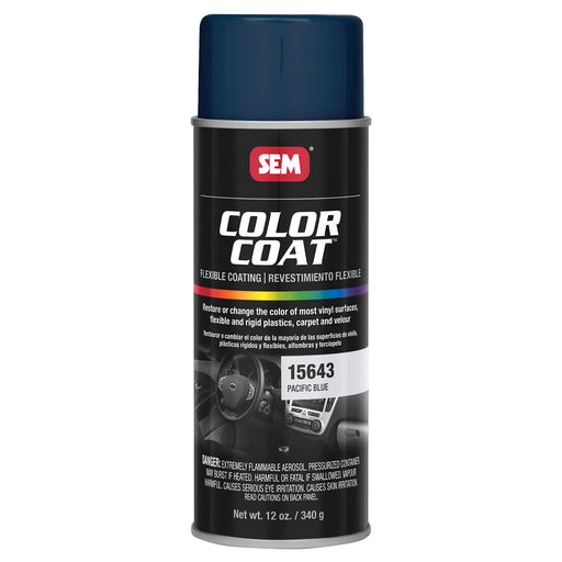 Color Coat - Plastic & Vinyl Flexible Coating, Pacific Blue, 12 oz. Aerosol