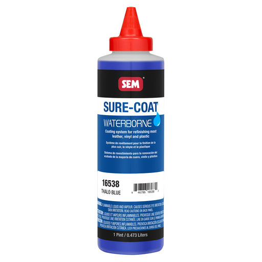 Sure-Coat - 2.8 VOC Compliant Waterborne Coating, Thalo Blue, 1 Pint