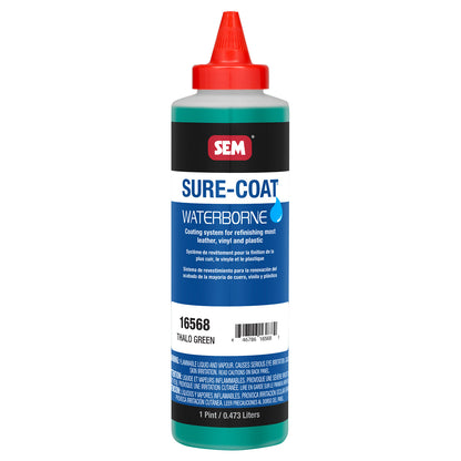 Sure-Coat - 2.8 VOC Compliant Waterborne Coating, Thalo Green, 1 Pint
