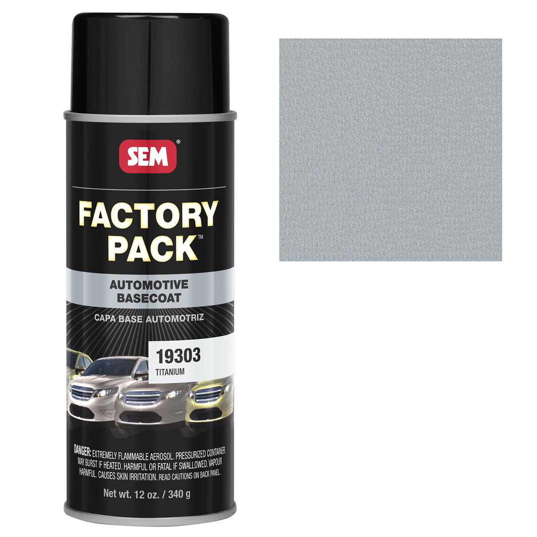 Factory Pack - Exterior Basecoat Coating, Titanium (Toyota 1D4), 12 oz. Aerosol