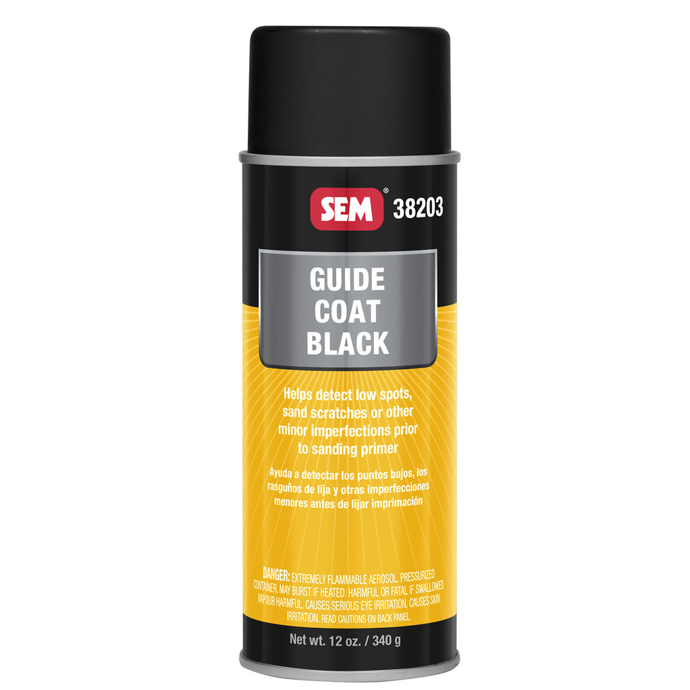 Guide Coat Black Autobody Visual Guide for a Uniform Surface, 12 oz. Aerosol