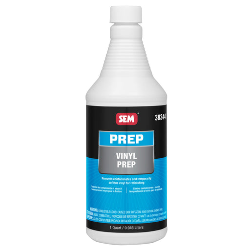 Vinyl Prep, Cleans Oil, Wax & Grease, 1 Quart Cone Top