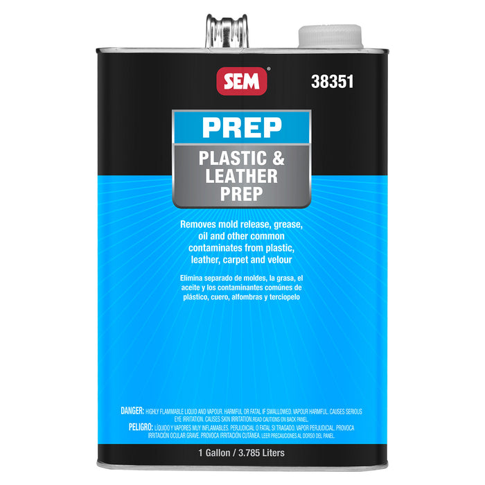 Plastic & Leather Prep, Removes Contaminants, 1 Gallon