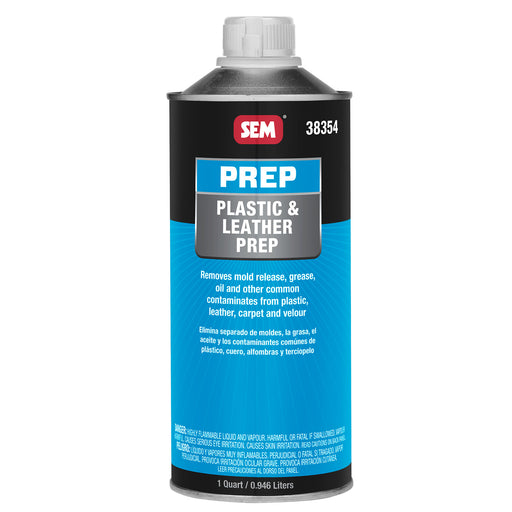 Plastic & Leather Prep, Removes Contaminants, 1 Quart Cone Top