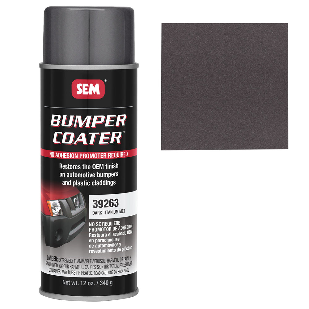 Bumper Coater, Renew Original Appearance, Dark Titanium Metallic, 12 oz. Aerosol