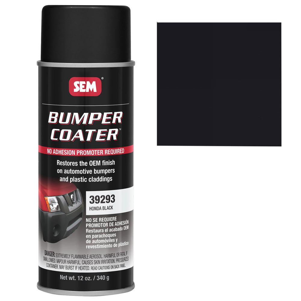 Bumper Coater, Renew Original Appearance, Honda Black, 12 oz. Aerosol