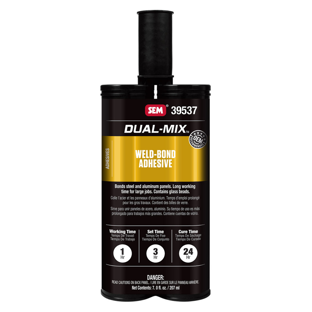 Dual-Mix - Weld-Bond Adhesive, Exceeds FMVSS 208, 7 oz. Cartridge