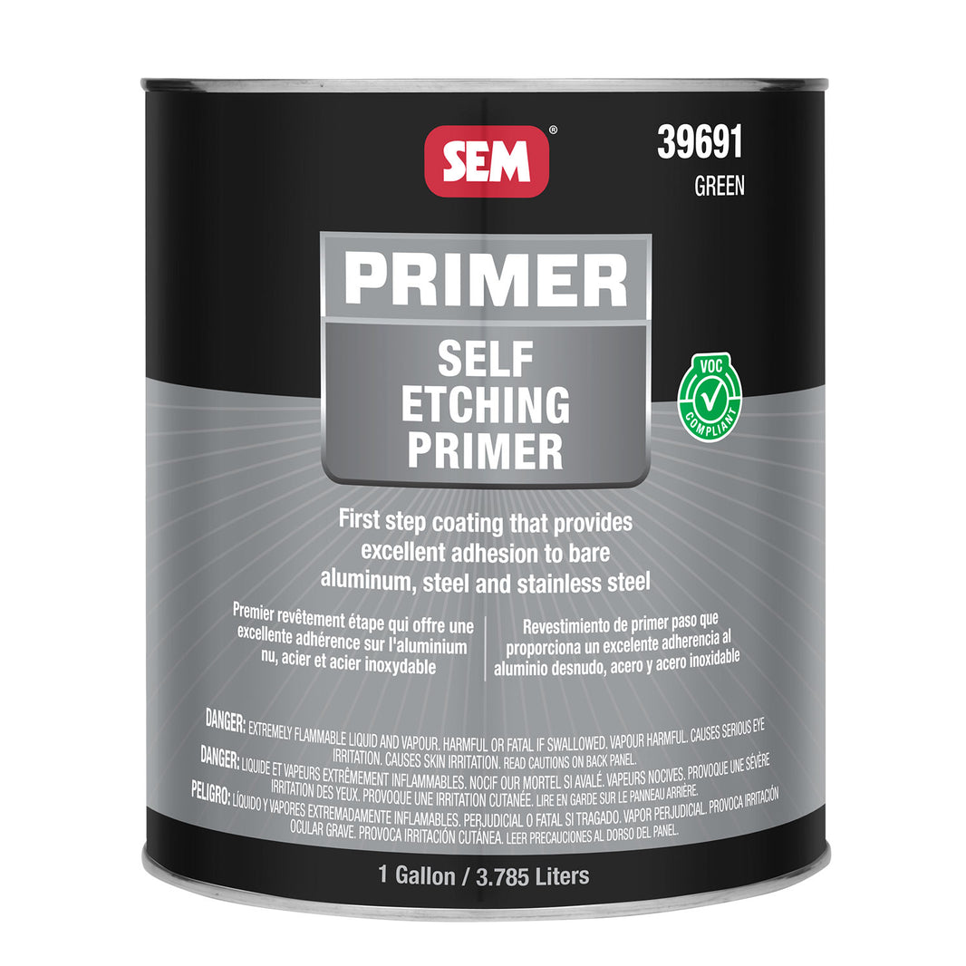 Self Etching Primer, Adheres to Steel & Aluminum, Green, 1 Gallon