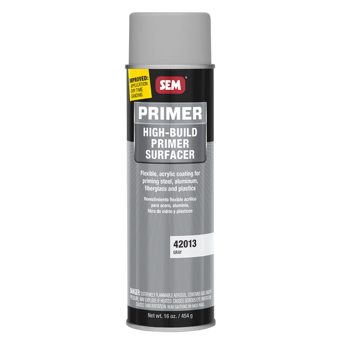 High-Build Primer Surfacer, Flexible, Gray, 16 oz. Aerosol