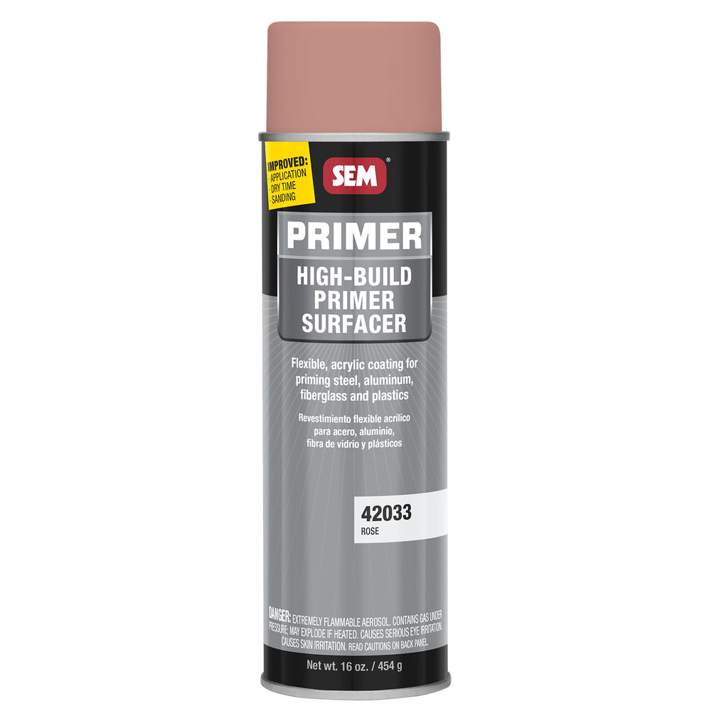 High-Build Primer Surfacer, Flexible, Rose, 16 oz. Aerosol