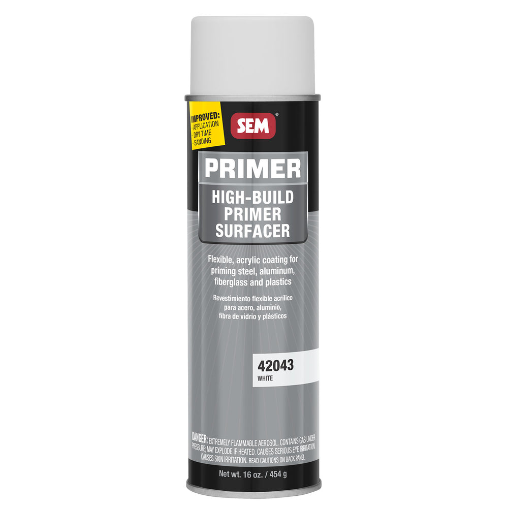 High-Build Primer Surfacer, Flexible, White, 16 oz. Aerosol