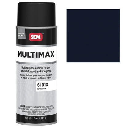 Promax - General Purpose Enamel, Flat Black, 16 oz. Aerosol