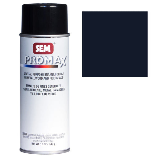 Promax - General Purpose Enamel, Semi-Gloss Black, 16 oz. Aerosol