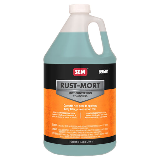 Rust-Mort - Converts Rust to a Hard Protective Coating, 1 Gallon