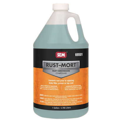 Rust-Mort - Converts Rust to a Hard Protective Coating, 1 Gallon