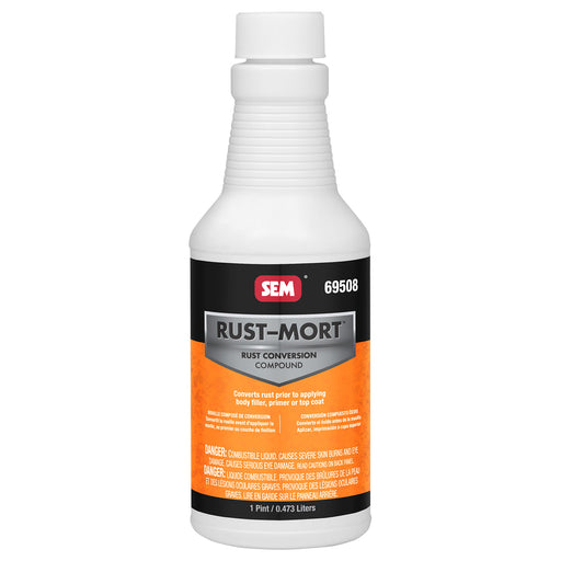 Rust-Mort - Converts Rust to a Hard Protective Coating, 1 Pint