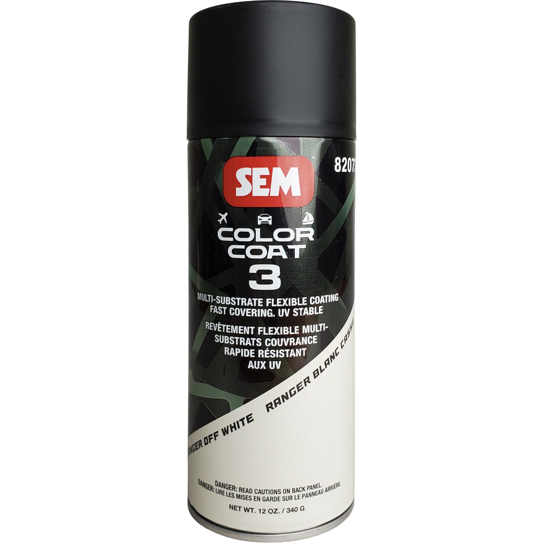 Color Coat 3 Ranger Off White - Multi-Substrate Flexible Coating, 12oz, Aerosol