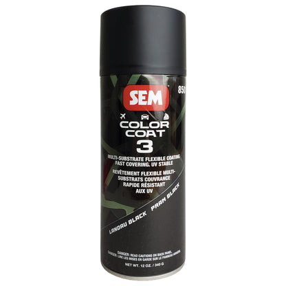 Color Coat 3 Landau Black - Multi-Substrate Flexible Coating, 12oz, Aerosol