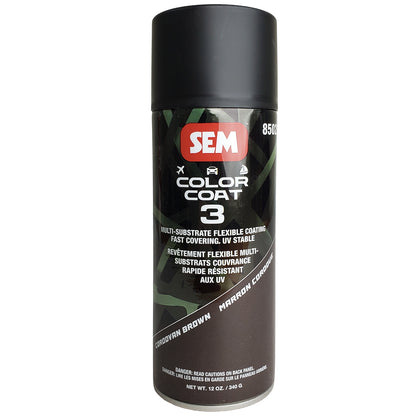 Color Coat 3 Cordovan Brown - Multi-Substrate Flexible Coating, 12oz, Aerosol