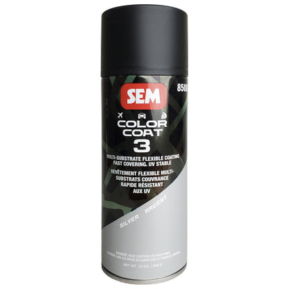 Color Coat 3 Silver Argent - Multi-Substrate Flexible Coating, 12oz, Aerosol
