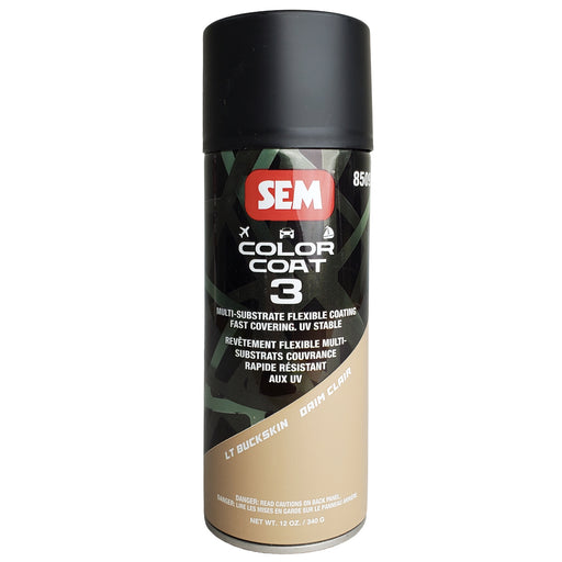 Color Coat 3 - Plastic & Vinyl Flexible Coating, Light Buckskin, 12 oz. Aerosol