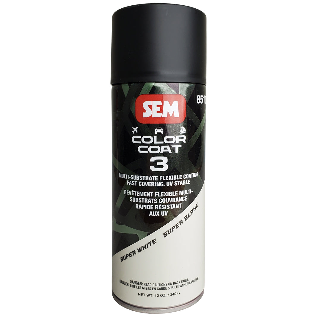 Color Coat 3 Super White - Multi-Substrate Flexible Coating, 12oz, Aerosol