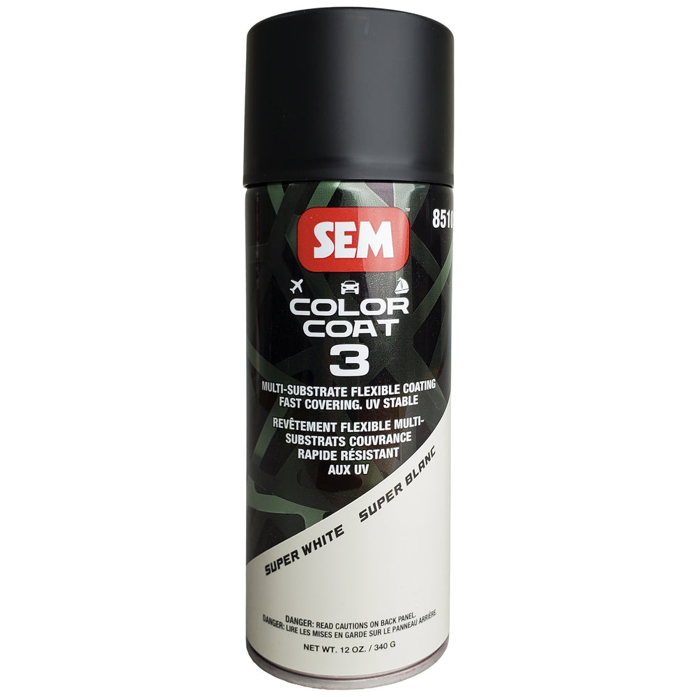 Color Coat 3 Super White - Multi-Substrate Flexible Coating, 12oz, Aerosol